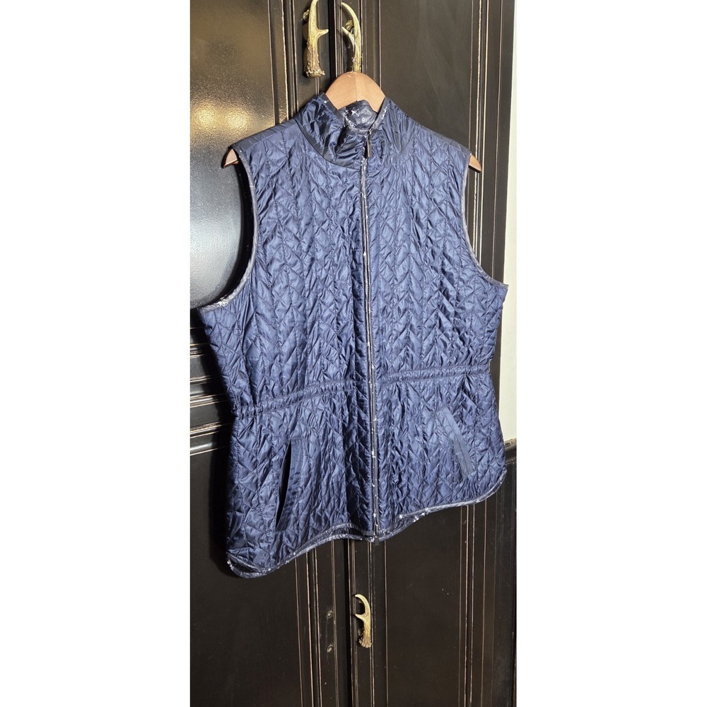 Chico's 3 (XL) Celestial Vest, Stars, Quilted, Hiking Reversible